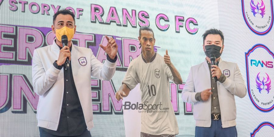 Begini Komentar Ronaldinho Pasca Diperkenalkan RANS Cilegon FC