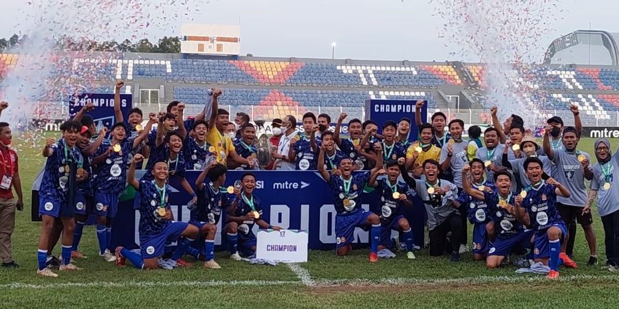 Satu Tim Lokal Berangkat ke Eropa Usai Juara Piala Soeratin U-15 2022