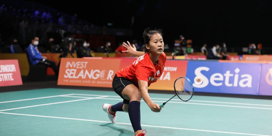 Hasil Kejuaraan Asia 2021 - Putri KW Pulangkan Pemain Nomor 2 Korea walau Sempat Kalah 10-21 