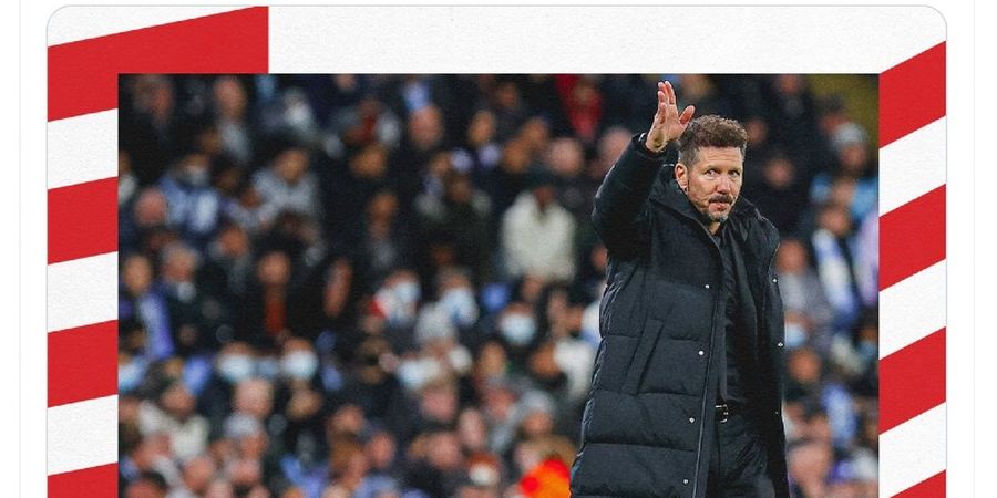 Tepuk Tangan Diego Simeone Ternyata Bukan untuk Sindir Man City, tetapi buat Fan Atletico Madrid