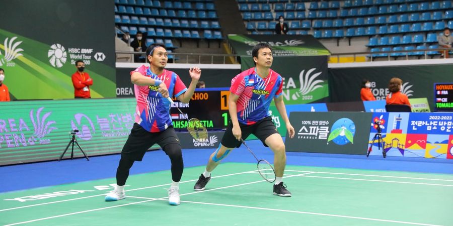 Silahkan Ambil Buku Catatan, Ahsan/Hendra Ajarkan Cara Bikin Lawan Cium Lantai Berurutan pada Korea Open 2022