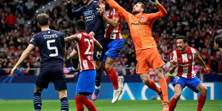 Man City Lupa Cara Nendang Bola, Paruh Pertama Lawan Atletico Madrid Ditutup Skor Kacamata