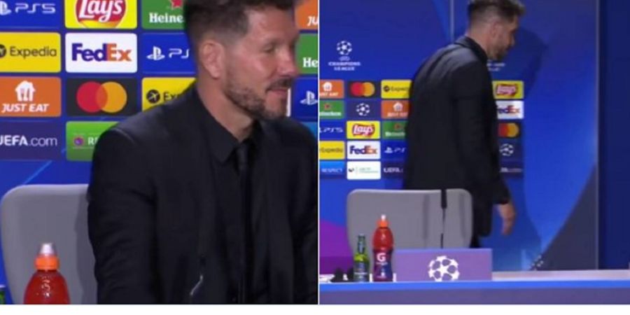 Ogah Ngomongin Real Madrid, Diego Simeone Walk Out saat Konferensi Pers