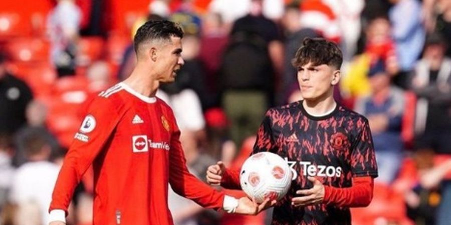 Cristiano Ronaldo Hilang, Junior Lionel Messi Malah Datang Lebih Awal ke Latihan Man United