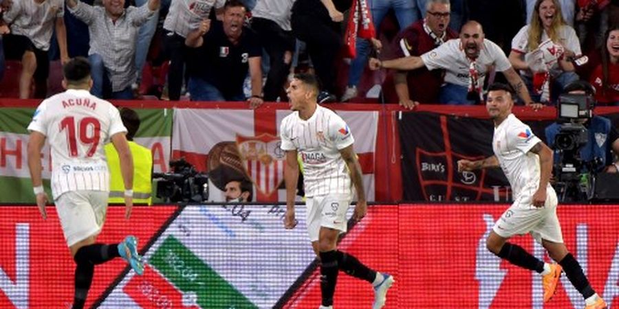 Dua Gol dalam 5 Menit, Sevilla Hancurkan Real Madrid di Babak Pertama