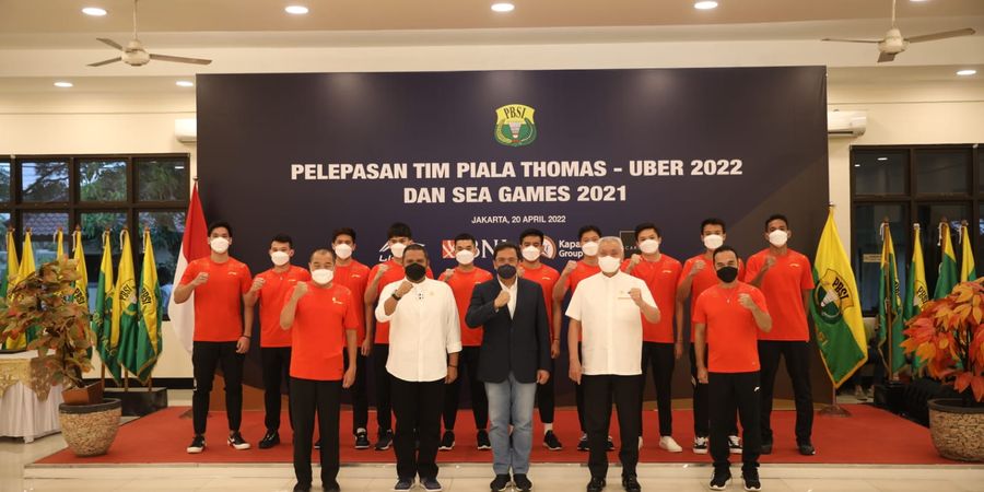 Harapan Ketum PBSI Usai Lepas Tim Piala Thomas-Uber dan SEA Games Indonesia