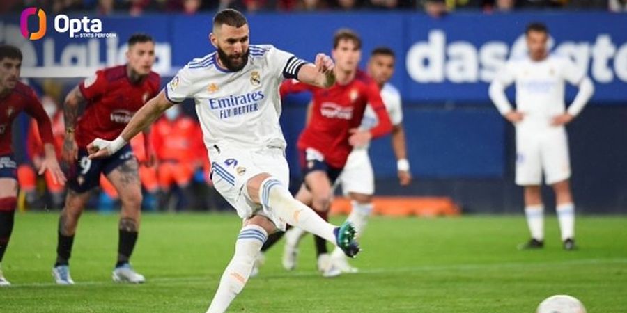 Gagal 2 Kali Penalti dalam 7 Menit, Karim Benzema Cetak Rekor Tak Biasa