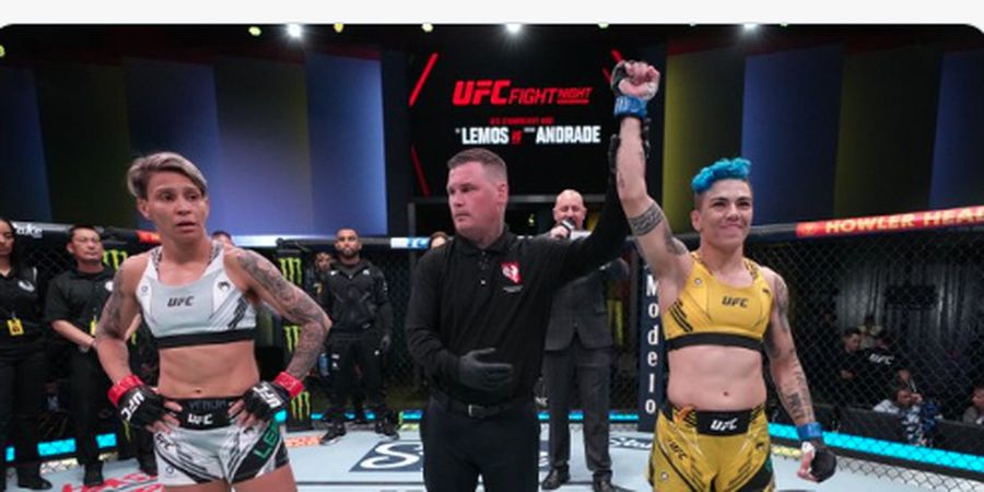 Hasil Lengkap UFC Vegas 52 - Jessica Andrade Cetak Kemenangan Bersejarah