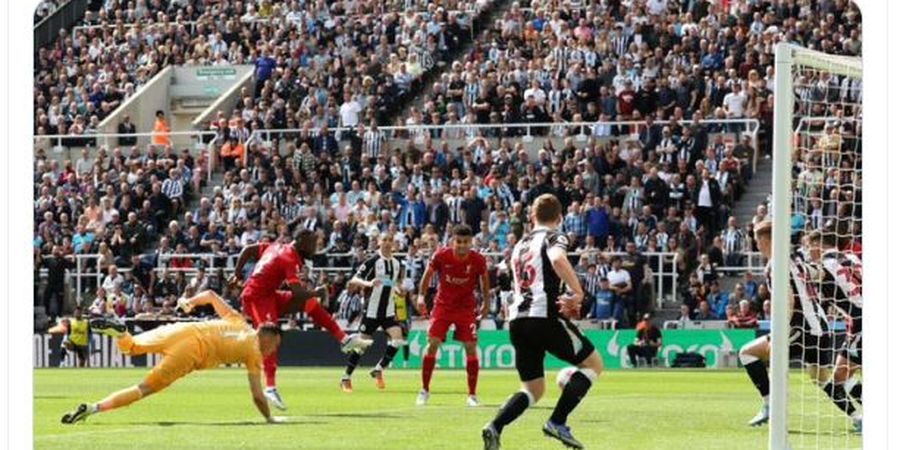 Naby Keita Cetak Gol ala Playstation, Liverpool Tinggalkan Newcastle United