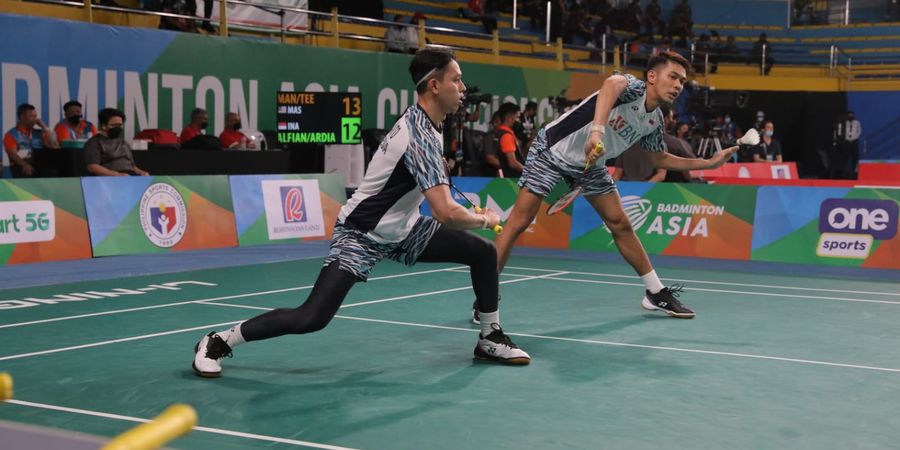 Kejuaraan Asia 2022 - Ganda Putra Indonesia dan Malaysia Pastikan 1 Tiket Final