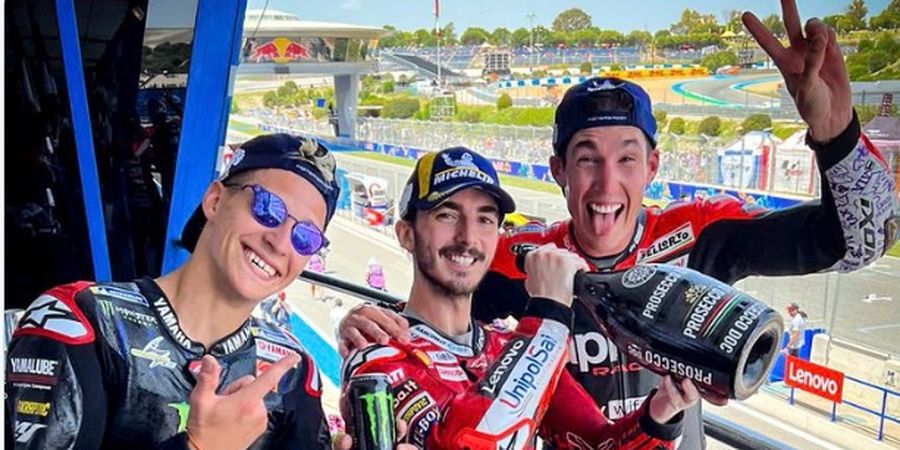 Fabio Quartararo Senang Francesco Bagnaia Kembali Ngegas di MotoGP