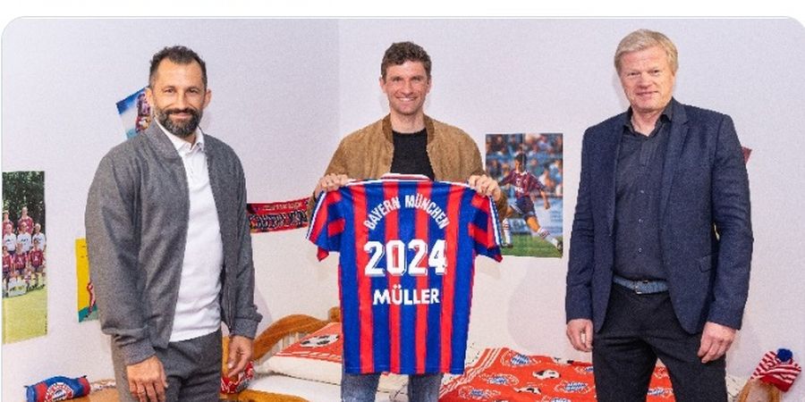 Thomas Mueller Perpanjang Kontrak di Bayern Muenchen hingga 2024 