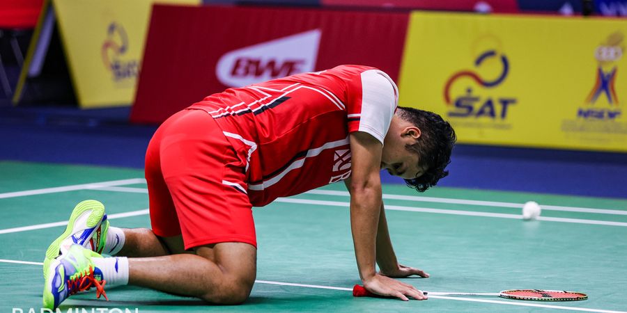 Hasil Thomas Cup 2022 - Anthony Ginting Ambyar di Tangan Juara Dunia, Indonesia Tertinggal