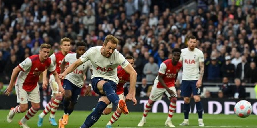 Hasil Babak I - Harry Kane Buka Puasa, Bek Arsenal Dikartu Merah, Spurs Ungguli 2-0