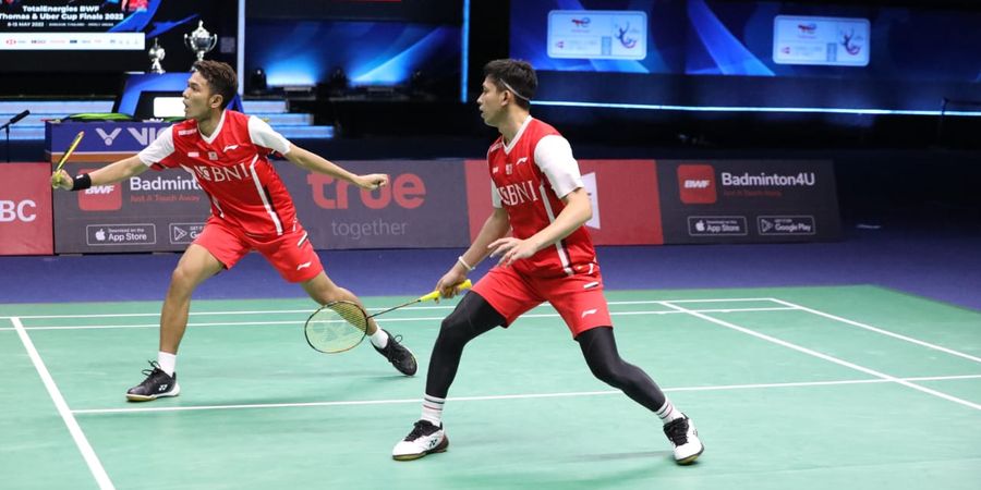 Thailand Open 2022 - Fajar/Rian Minta Maaf Usai Tak Berhasil Juara