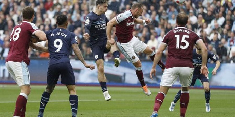 Hasil Liga Inggris - Dibantu Gol Bunuh Diri dan Mahrez Gagal Penalti, Man City Gagal Taklukkan West Ham United