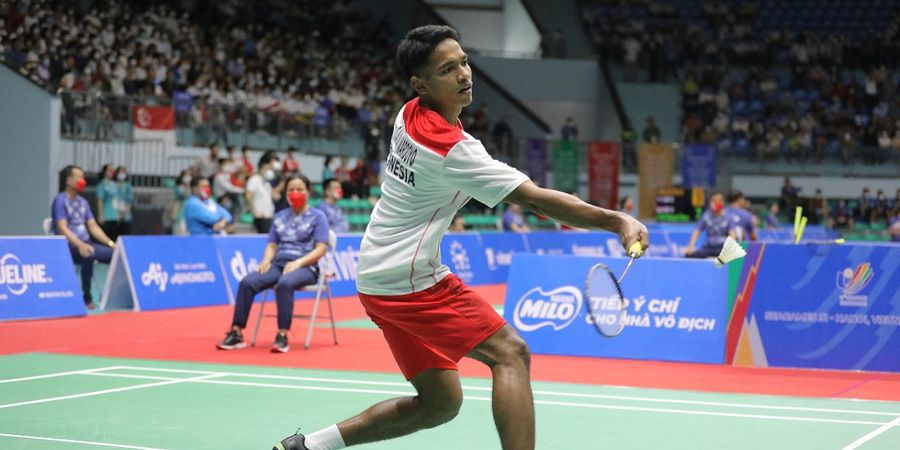 Hasil Bulu Tangkis SEA Games 2021 - Indonesia Karam Lagi di Tunggal Putra