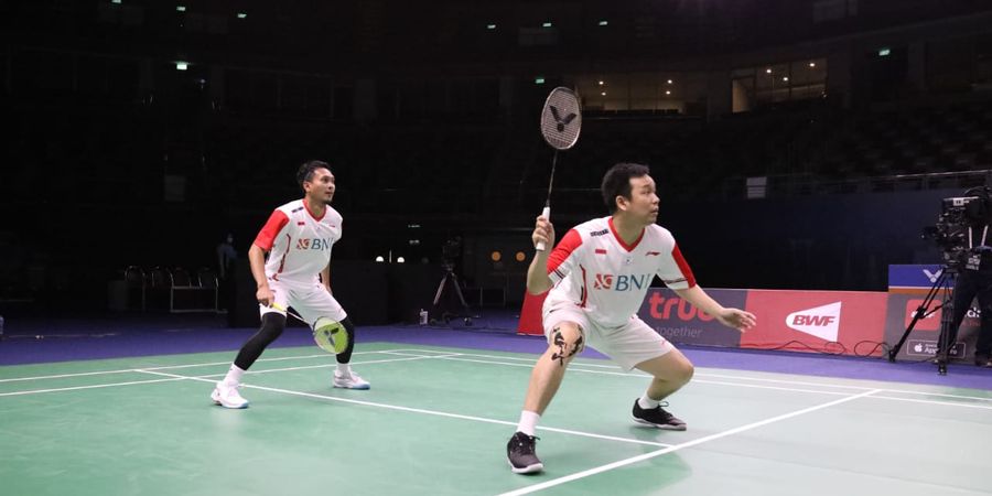 Hasil Thailand Open 2022 - Kalahkan Wakil Inggris, Ahsan/Hendra Tembus Babak Kedua