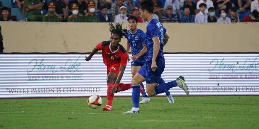 Gol Ronaldo Kwateh Bawa Timnas U-23 Indonesia Unggul atas Malaysia