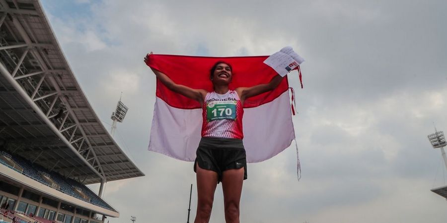 SEA Games 2021 - Dulu Gagal Juara karena Pingsan, Pelari Odekta Naibaho Sabet Emas dengan Perjuangan