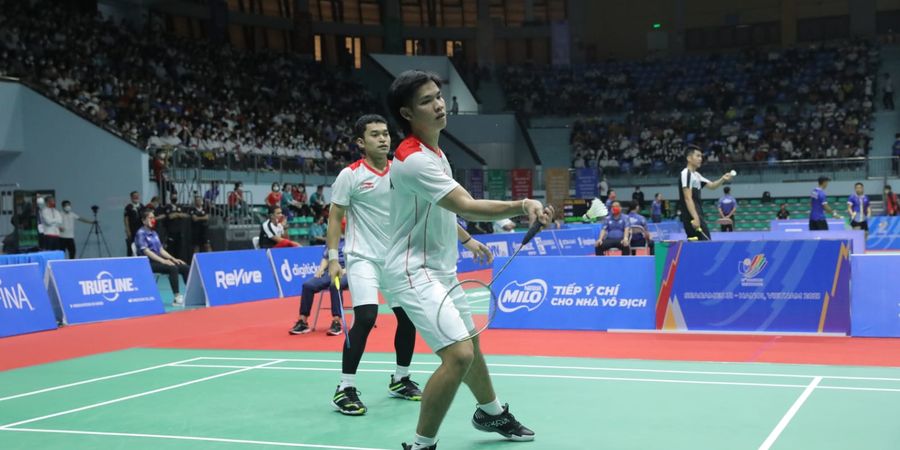 Hasil Bulu Tangkis SEA Games 2021 -  Lewat Duel Sengit, Leo/Daniel Bikin Tuan Rumah Meringis