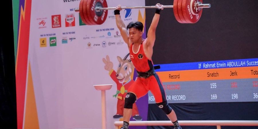 SEA Games 2021 - Menang Emas Lagi dan Cukup Umur, Lifter Rahmat Erwin Bakal Jadi PNS