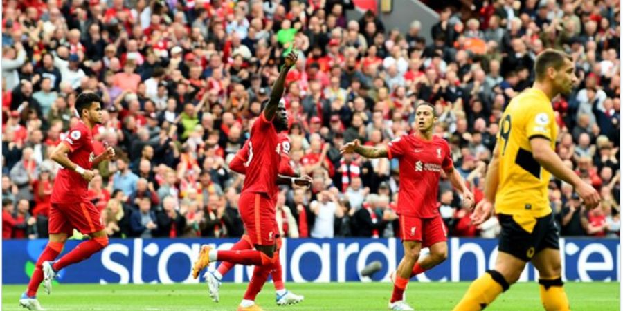 Gol Cepat Pedro Neto Dibalas Sadio Mane, Liverpool Imbang Lawan Wolves di Paruh Pertama