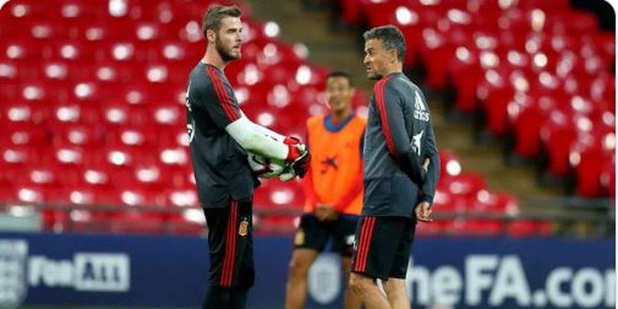 Penjelasan Luis Enrique Terkait dengan Tidak Dipanggilnya David de Gea