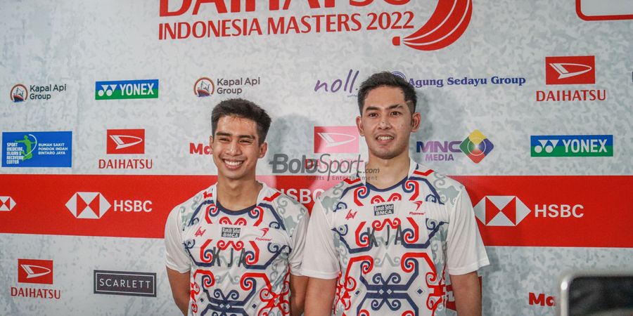 Indonesia Masters 2022 -  Sabar/Reza Ungkap Kunci Tampil Tenang Hadapi Juara All England