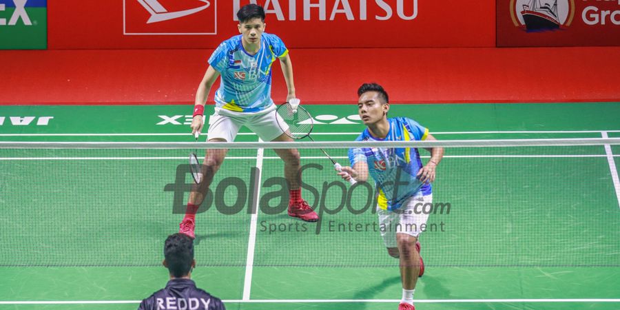 Hasil Indonesia Masters 2022 - Menggila di Gim Terakhir, Pramudya/Yeremia Lolos Ujian Pertama