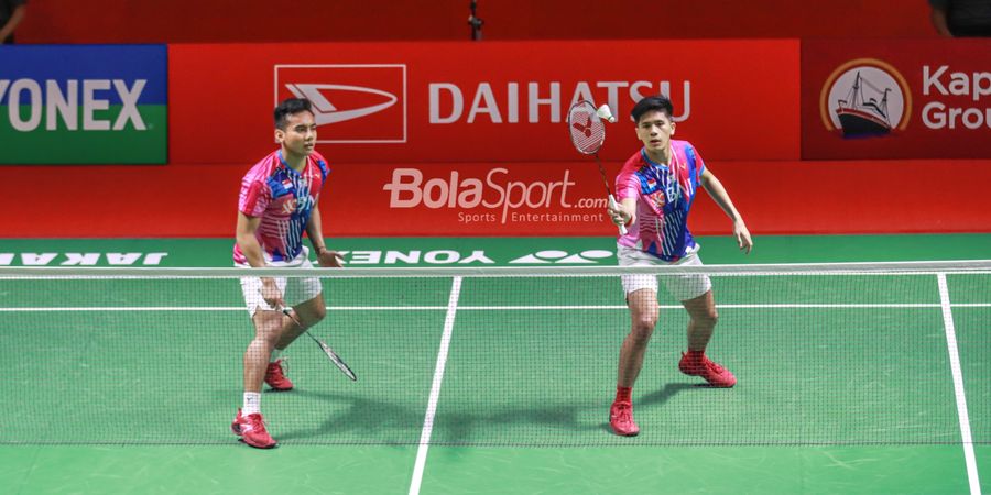 Hasil Indonesia Open 2022 - Pramudya/Yeremia Menggila, Juara Olimpiade Merana di Istora