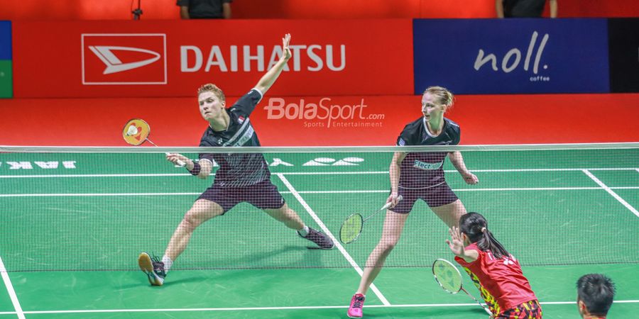 Indonesia Open 2022 - Sukses Bikin Kejutan di Istora, Pasangan Ganda Campuran Prancis Puas