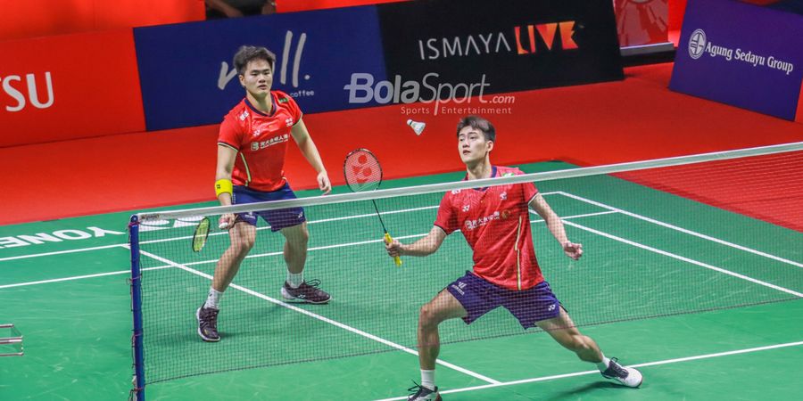 Indonesia Open 2023 - Ganda Putra Terbaik China Menggila, Pasangan Promosi Dihajar dengan Skor Kembar