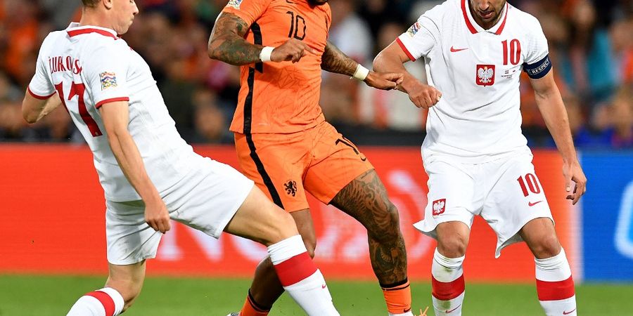 Hasil UEFA Nations League - Diwarnai Dua VAR, Belanda Bermain Seri Lawan Polandia