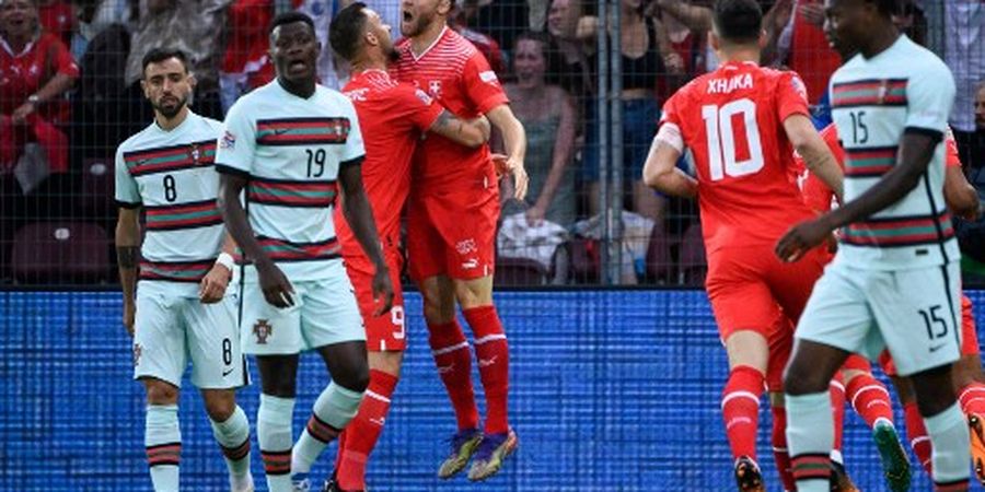 Hasil UEFA Nations League - Tanpa Cristiano Ronaldo, Portugal Hancur di Kandang Swiss gara-gara Gol Menit 1