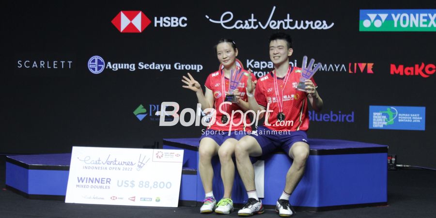 Ada Aura Mengerikan Monster Ganda Campuran Zheng/Huang Saat Indonesia Hancur Lebur di Sudirman Cup 2023