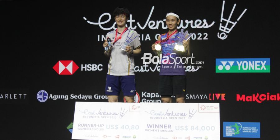 Indonesia Open 2022 - Tai Tzu Ying Lega Bisa Lewati Ujian Wakil China