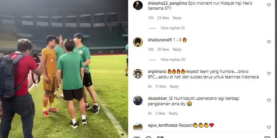 Shin Tae-yong Keplak Nurhidayat Saat Bertemu Lagi Setelah Pernah Dicoret dari Timnas Indonesia