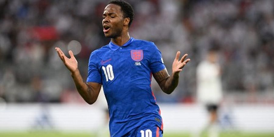 PIALA DUNIA - Raheem Sterling Disebut Tak Pantas Bela Timnas Inggris di Qatar, Legenda Man United Pasang Badan