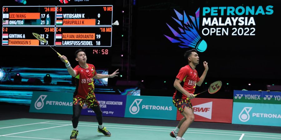 Hasil Malaysia Open 2022 - Fajar/Rian Lanjutkan Mimpi Buruk Jagoan Tuan Rumah