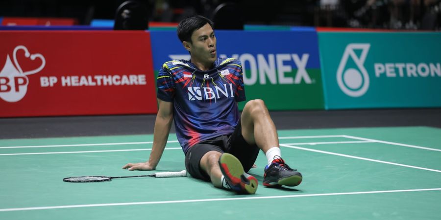 Malaysia Open 2022 - Otot Betis Robek, Shesar Hiren Rhustavito Pebulu Tangkis Indonesia Keenam yang Absen karena Cedera