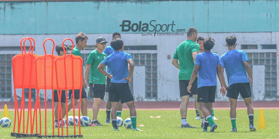 FOTO - Persiapan Timnas U-19 Indonesia Asuhan Shin Tae-yong Jelang Lawan Vietnam