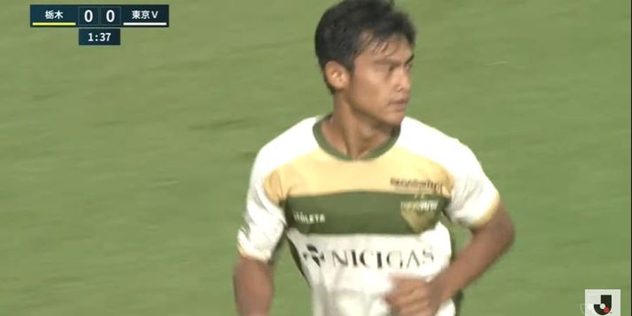 Toshigi SC Vs Tokyo Verdy - Dua Kali Langgar Kapten Lawan, Debut Pratama Arhan Berbuah Kartu Kuning di 45 Menit Pertama