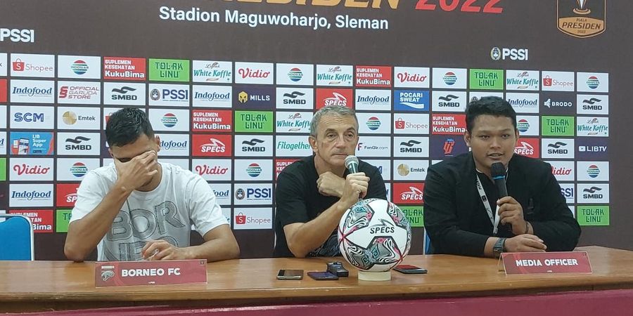 Gagal Bawa Borneo FC Juara Piala Presiden 2022, Milomir Seslija: Kami Cuma Kurang Beruntung