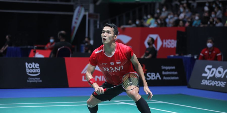 Hasil Singapore Open 2022 - Jonatan Kalah, Padahal Sempat Ajari Lawan Cara Bermain pada Gim Pertama