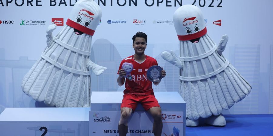 Update Klasemen Gelar BWF World Tour 2022 - Indonesia Peringkat Ke-4, Jepang di Puncak