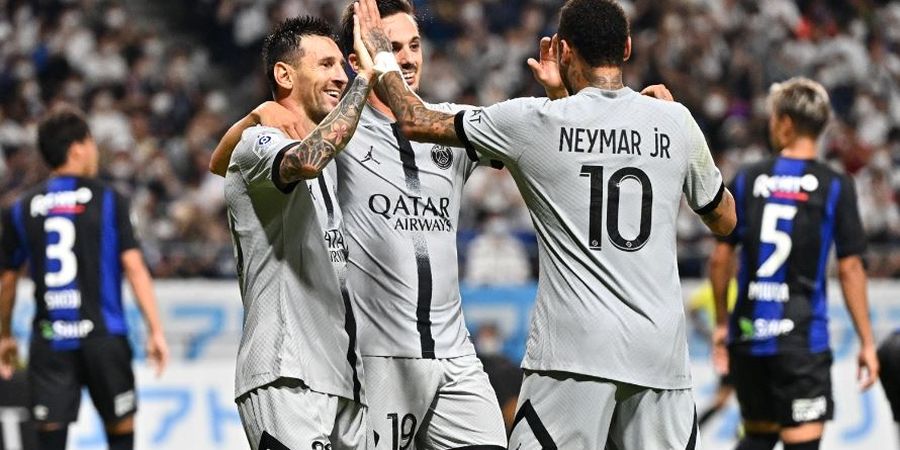 Hasil Pramusim PSG - Diwarnai Drama 8 Gol, PSG Sukses Gasak Tim Papan Bawah Liga Jepang