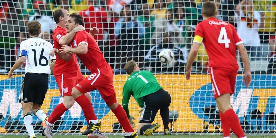 Sejarah Piala Dunia - Kisah Gol Hantu Frank Lampard, Terbayarnya Sakit Hati Timnas Jerman