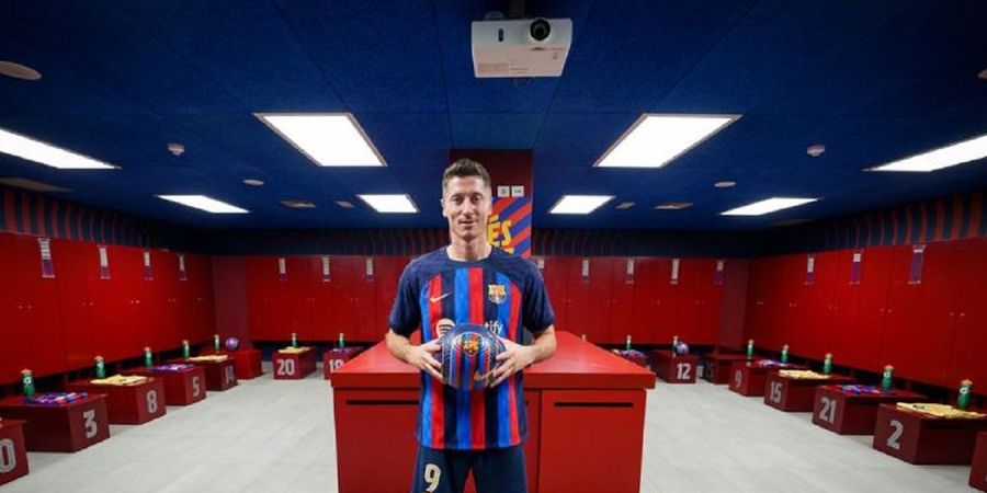 Robert Lewandowski Kenakan Nomor Punggung 9, Kode Memphis Depay Ditendang dari Barcelona