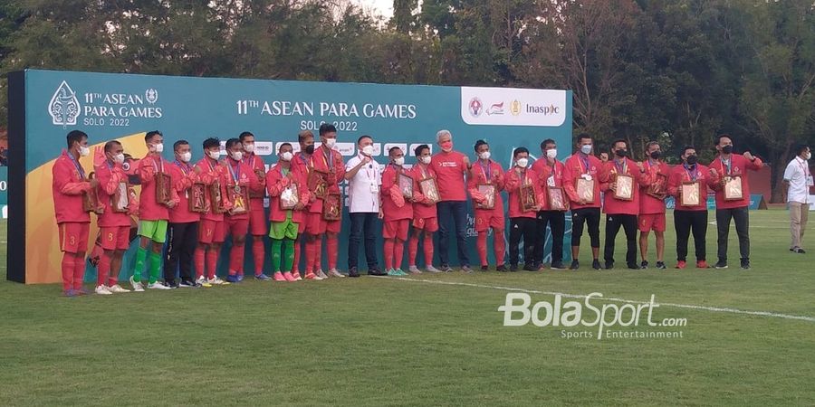 Hasil ASEAN Para Games 2022 - Perak di Sepak Bola CP Setelah Kebangkitan Indonesia Dimentahkan di Adu Penalti